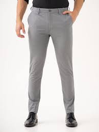 John Pride  Men Mid-Rise Cotton Formal Trousers