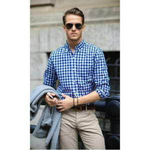WROGN Pure Cotton Checked Formal Shirt