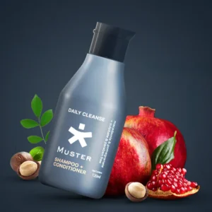 Muster Men Muster Shampoo & Conditioner With Macadamia & Pomegranate -120 ml